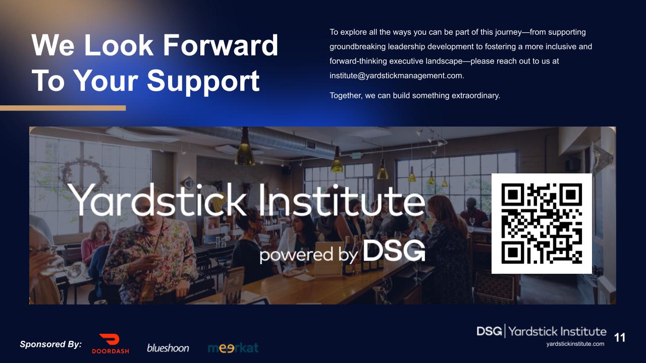 We look forward to your support