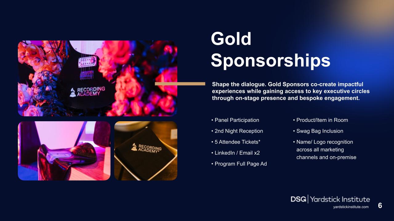 Gold Sponsorships