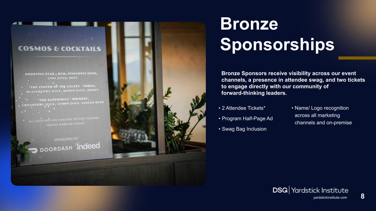 Bronze Sponsorships