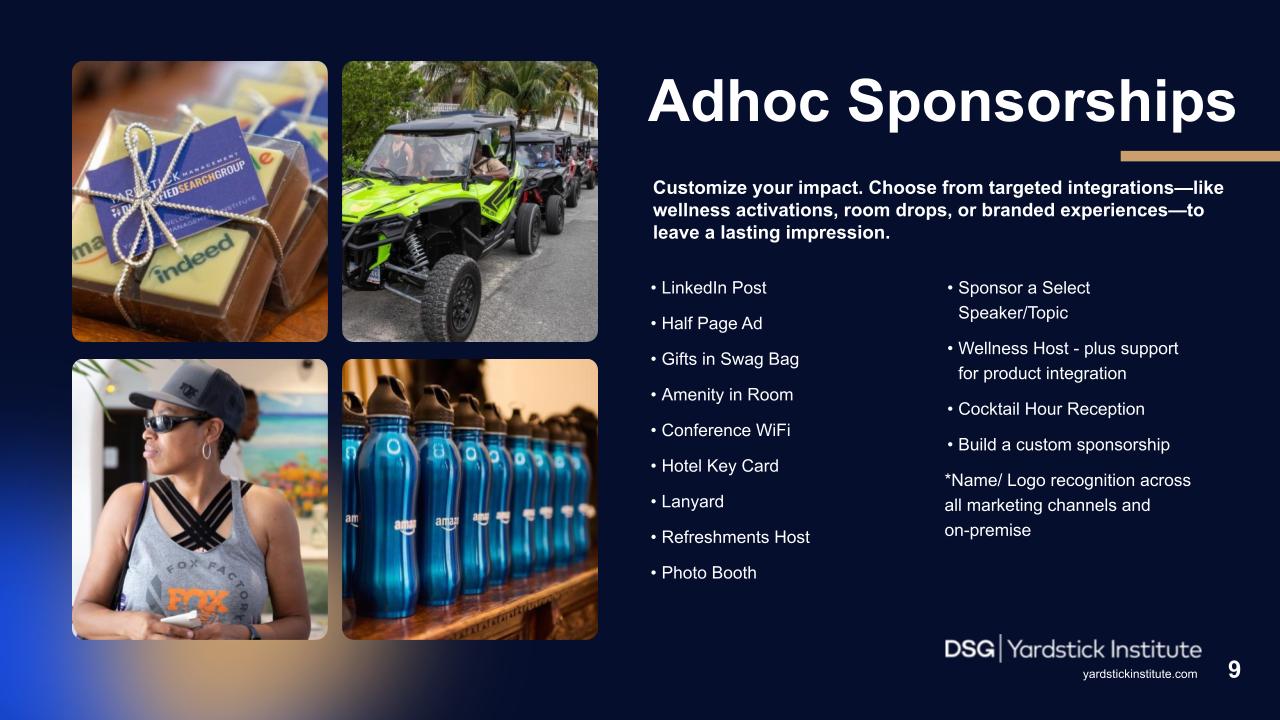 Adhoc Sponsorships